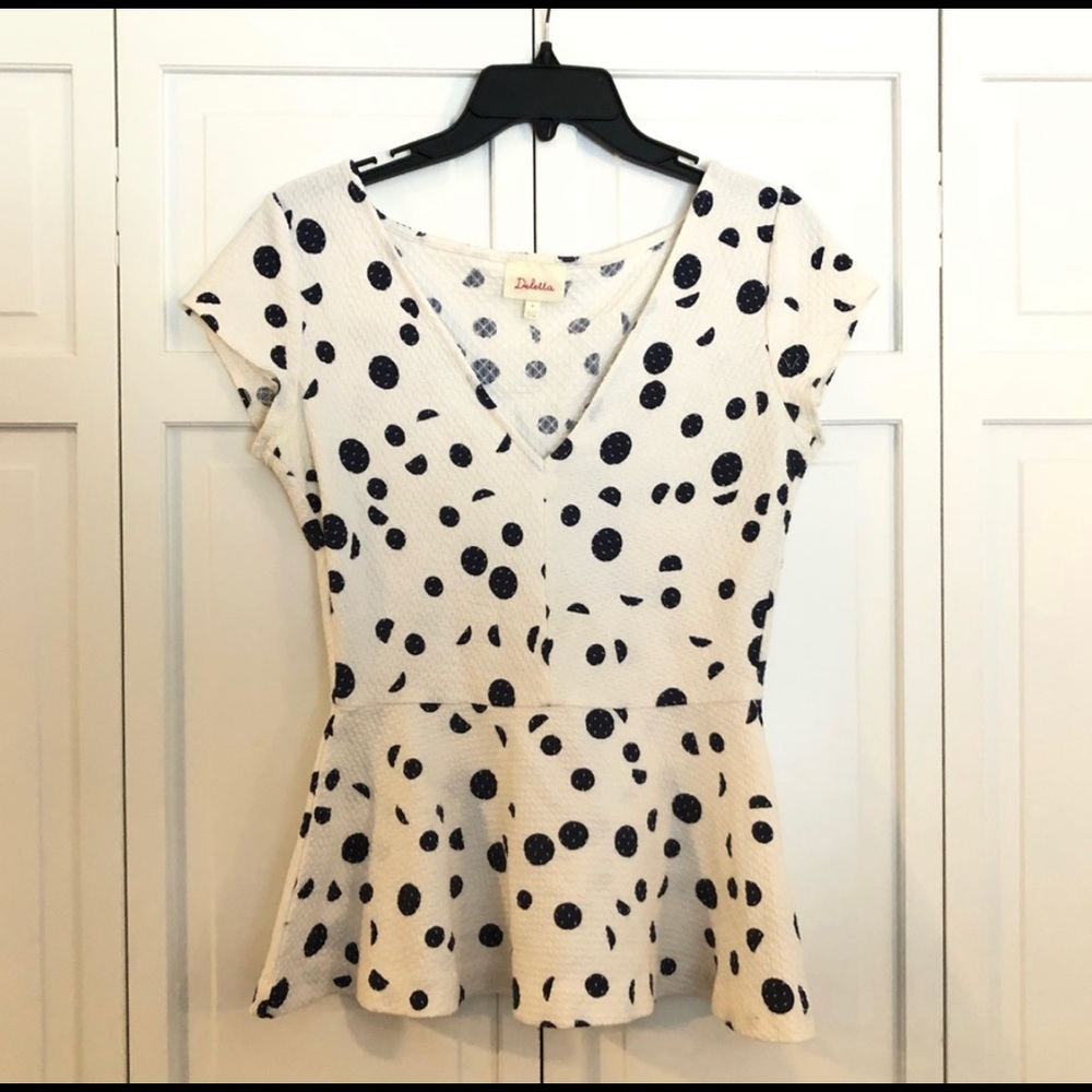 ❌❌❌SOLD❌❌❌Anthropologie Peplum Top